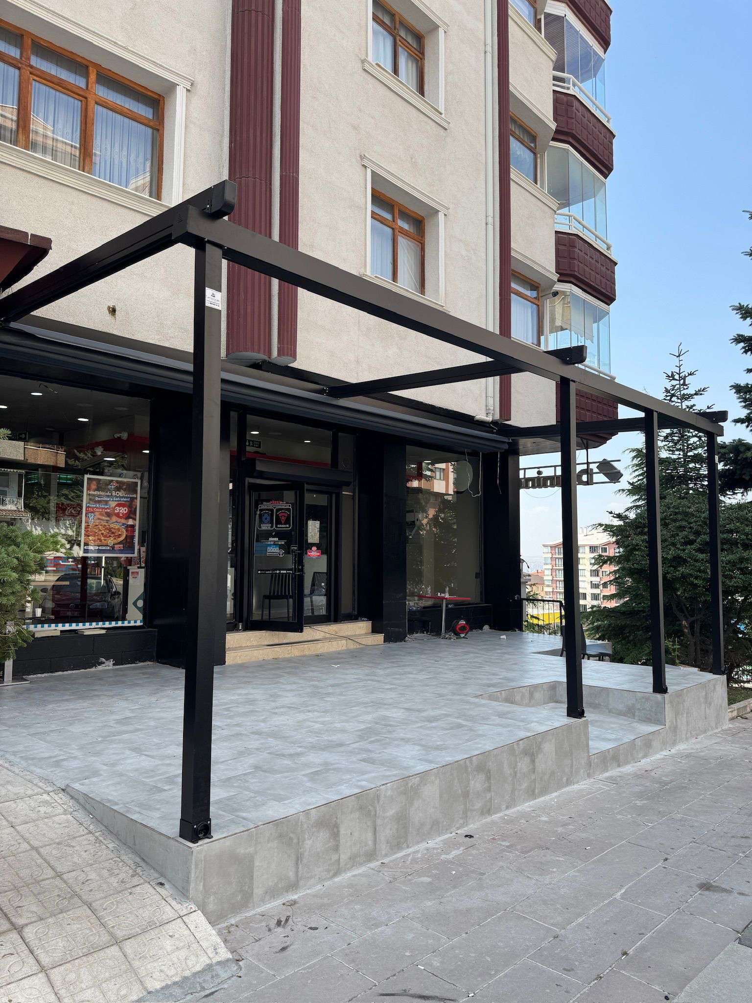 Ilgın Çadır pergola tente uygulaması